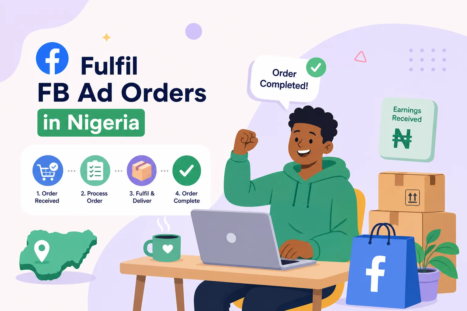 how do i fulfill orders from facebook ads in nigeria