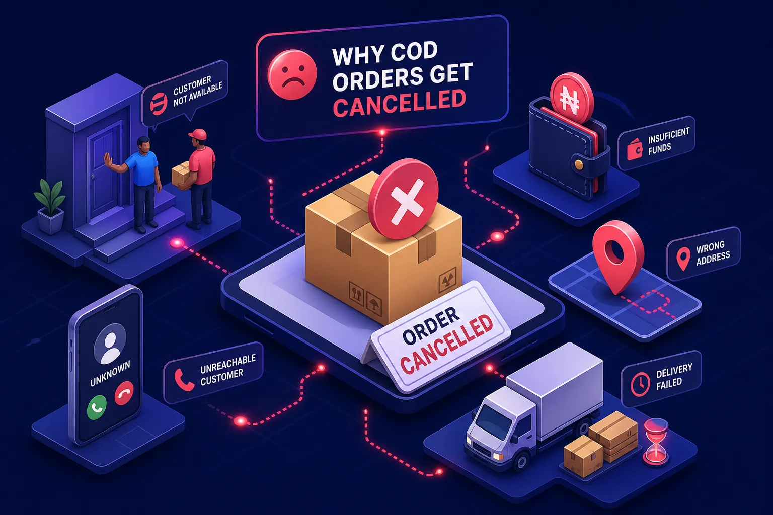 what causes high pay on delivery cancellations for nigerian sellers