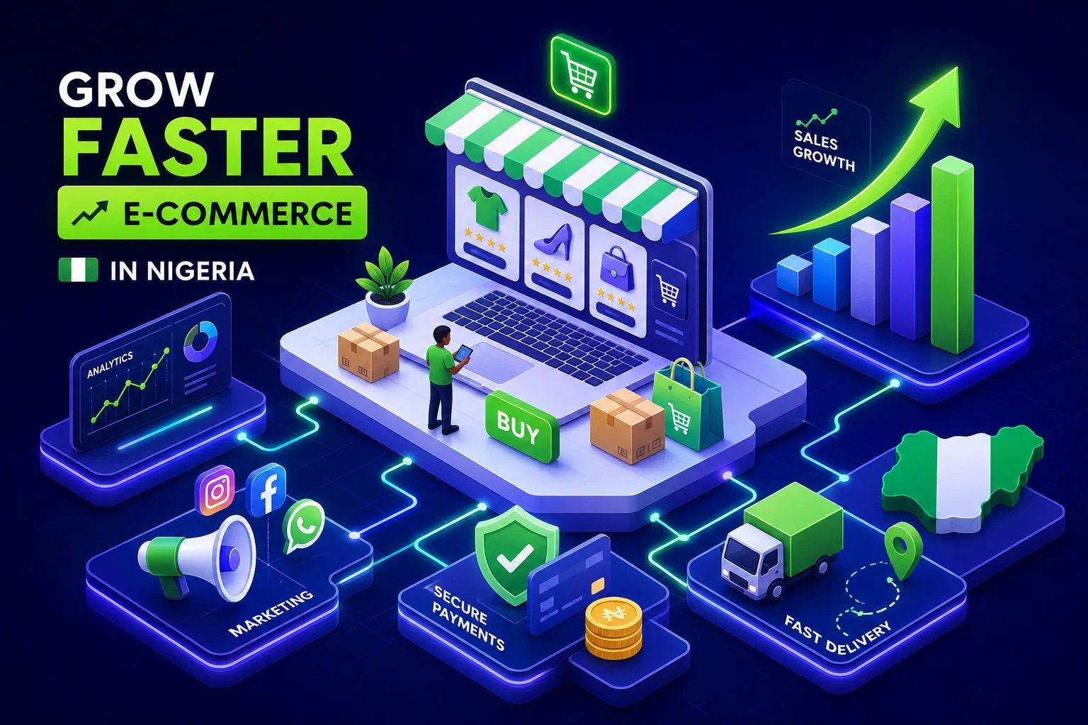 how can i grow my ecommerce business faster in nigeria